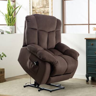 Microfiber Power Recliner and Lift Chair Single Sofa for Elderly