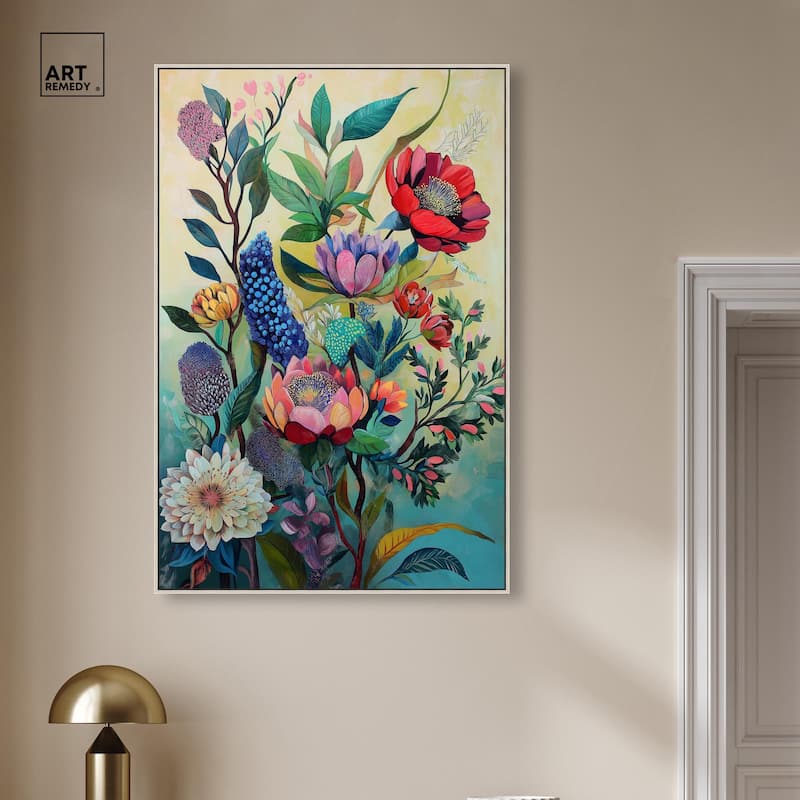 Exotic Bloom Medley II Canvas by Art Remedy