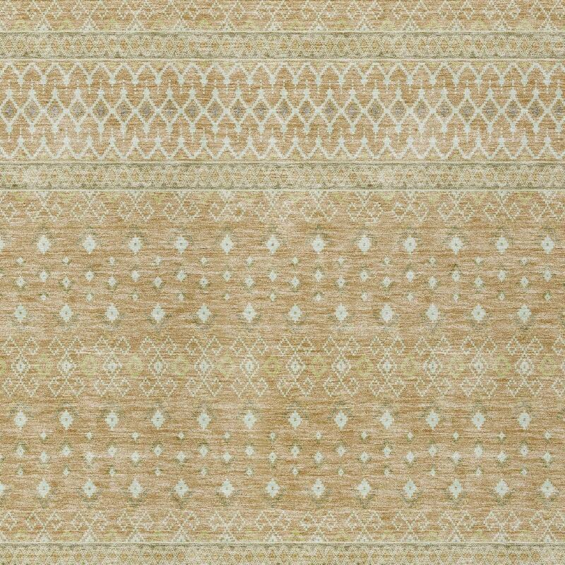 HomeRoots Tribal Transitional Rectangle Outdoor Rug