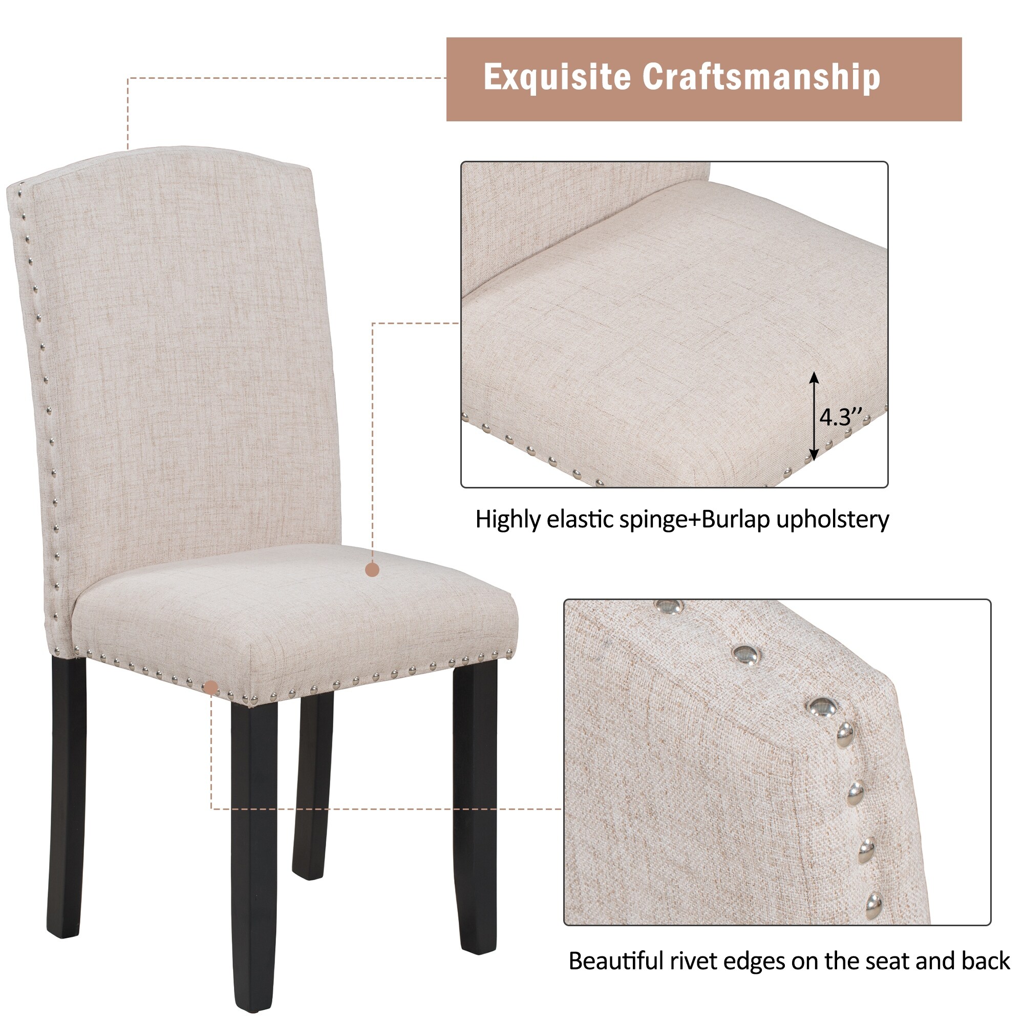 6 piece dining chair covers outlet
