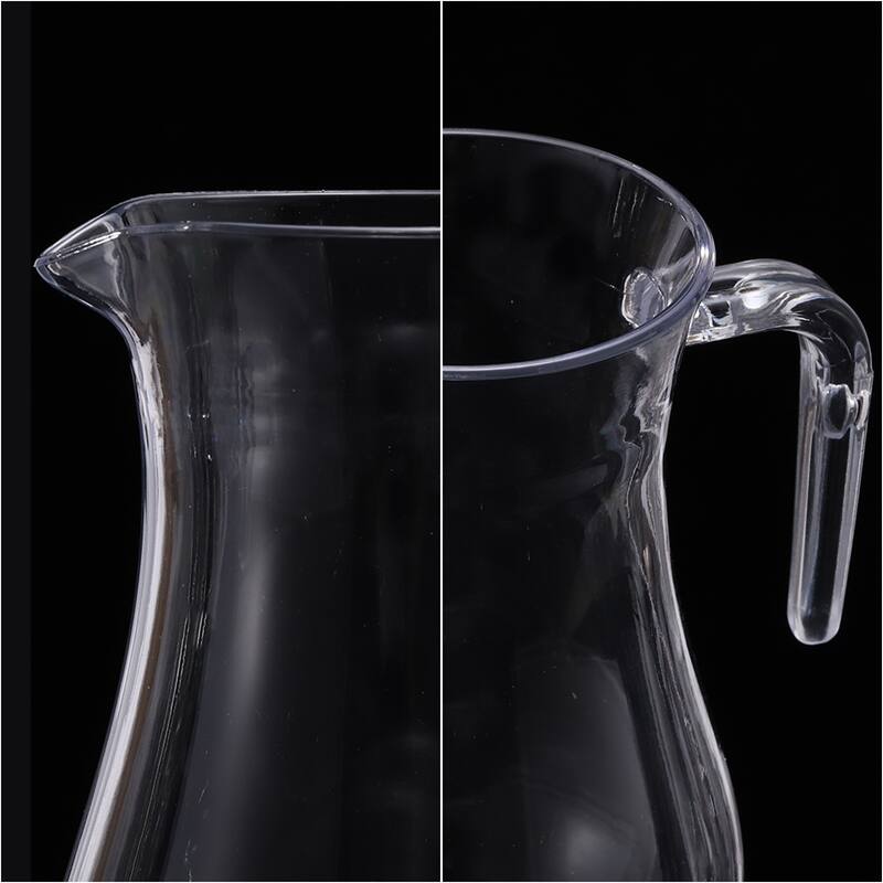 Acrylic Water Pitcher With Spout, Water Carafes Kitchen Bar Tools, Clear - 27.1oz