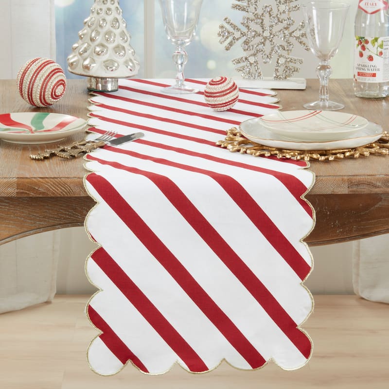 Scalloped Table Runner - 16"x72"