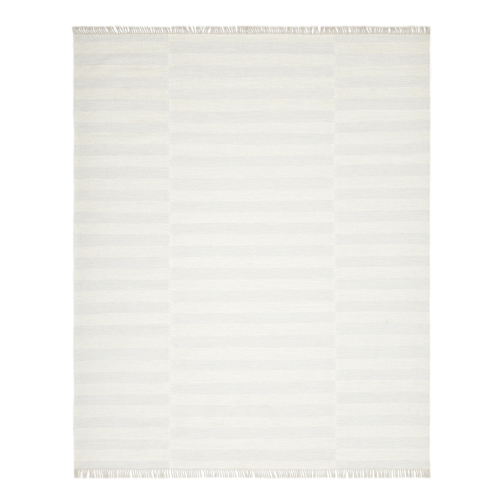 Overton Handmade Modern Contemporary Striped Area Rug - 5' 0" x 8' 0"