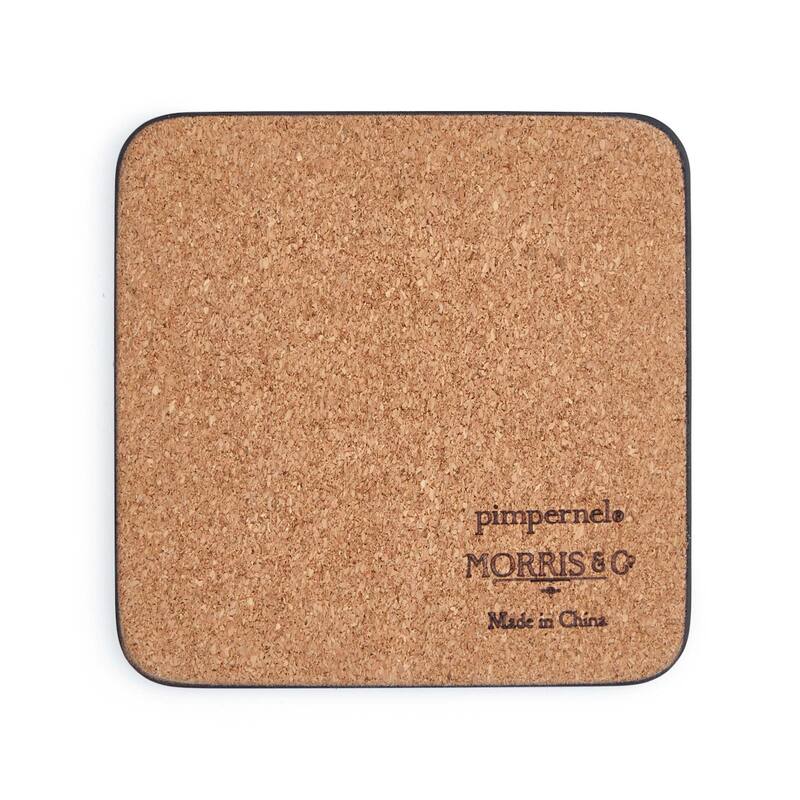 Pimpernel Morris & Co Coasters Set of 6 Assorted Designs - 4"x4"