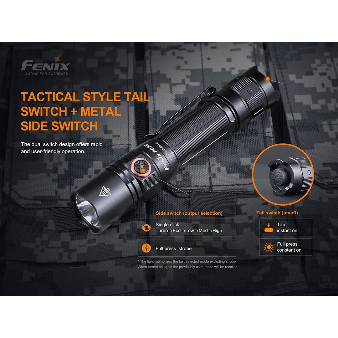 Fenix PD35 v3.0 Flashlight with USB Rechargeable Battery - Bed Bath &  Beyond - 34478778