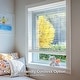 preview thumbnail 4 of 3, Chicology Basic White Cordless Faux Wood Blinds