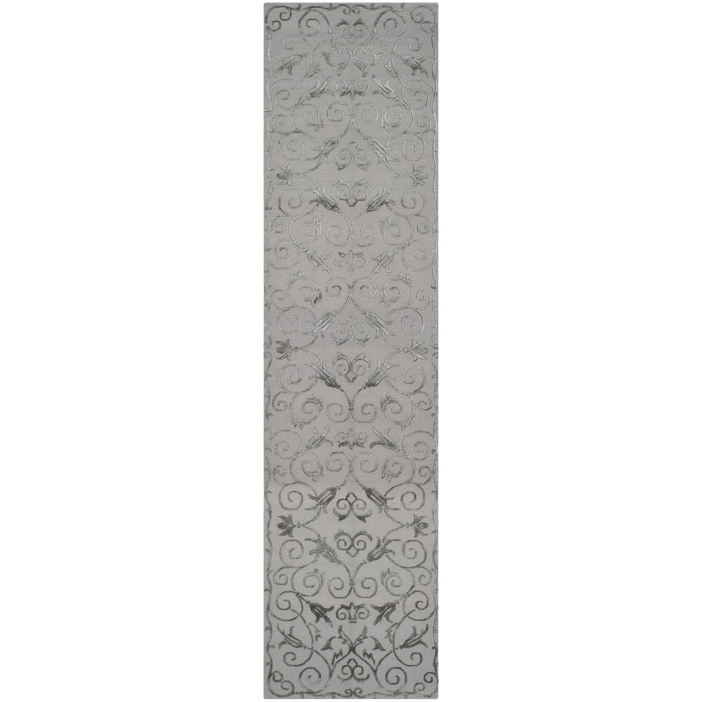 SAFAVIEH Couture Hand-knotted Tibetan Dalgiza Modern Wool Rug