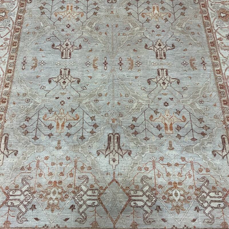 HERAT ORIENTAL Handmade Oushak Wool Rug - 6'5" x 8'7"
