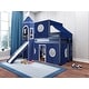 preview thumbnail 48 of 117, JACKPOT Prince & Princess Low Loft Twin Bed, Ladder Slide Tent & Tower