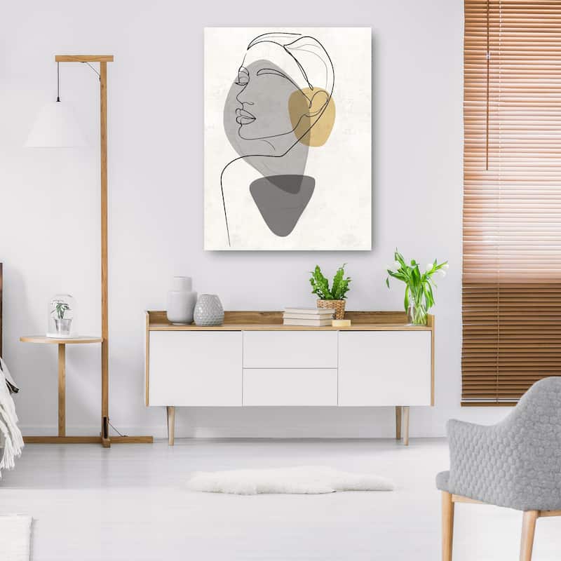 Mid Century Portrait II By Studio Arts Canvas Art Print