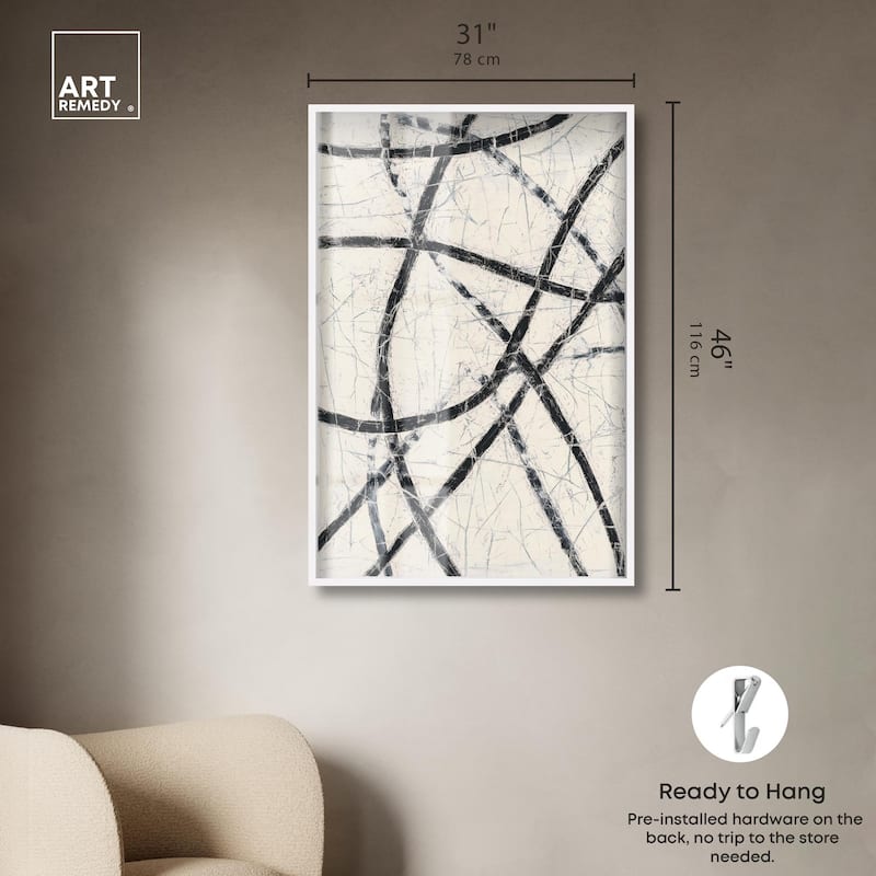 Intersecting Lines II Shadowbox by Art Remedy