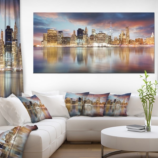 Reflections of New York Home Decor Canvas Print Framed or Unframed 