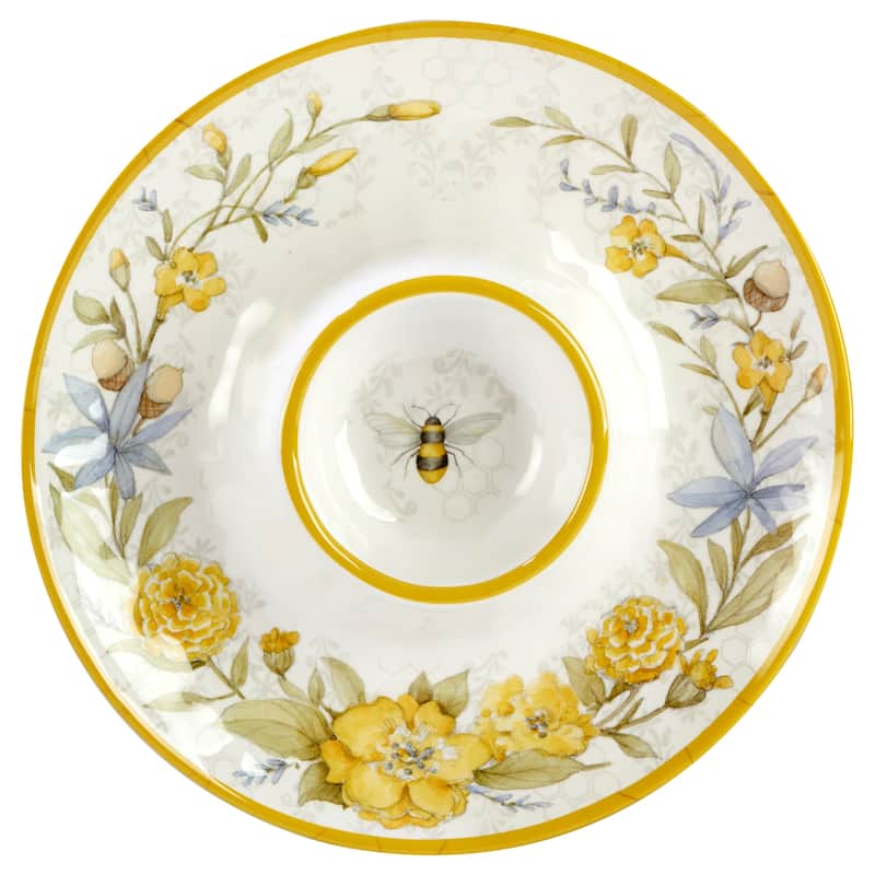 Certified International Bee Sweet 3-Piece Melamine Hostess/Serving Set