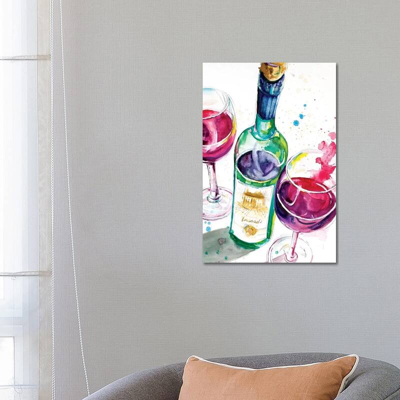 iCanvas "Red and White Wine I" by Patricia Pinto Canvas Print - 26x18x1.5