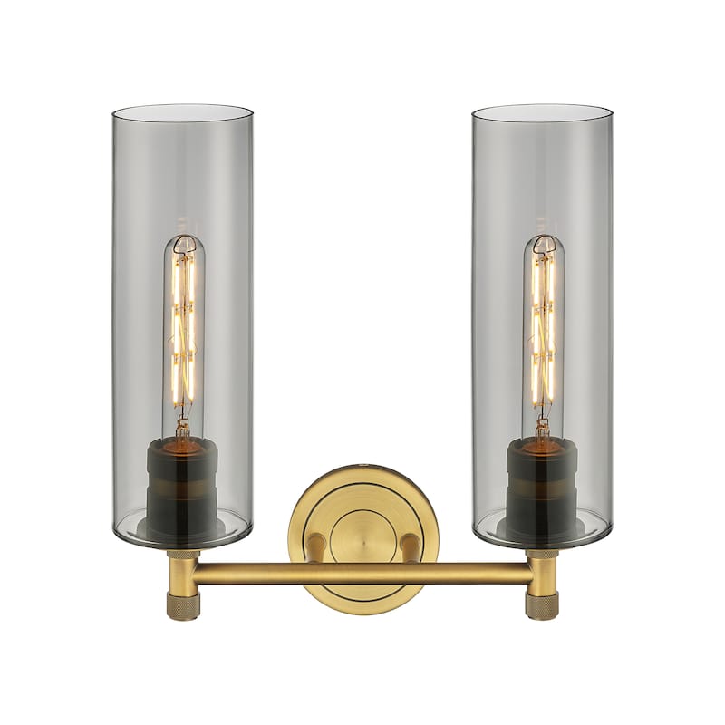 Innovations Lighting Crown Point - 2 Light 12" Wall-Mounted Bath Vanity Light