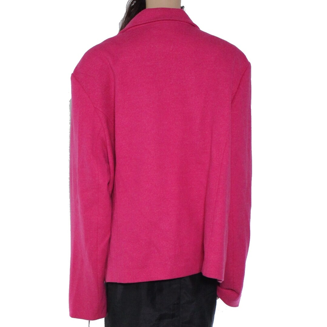 womens hot pink coat