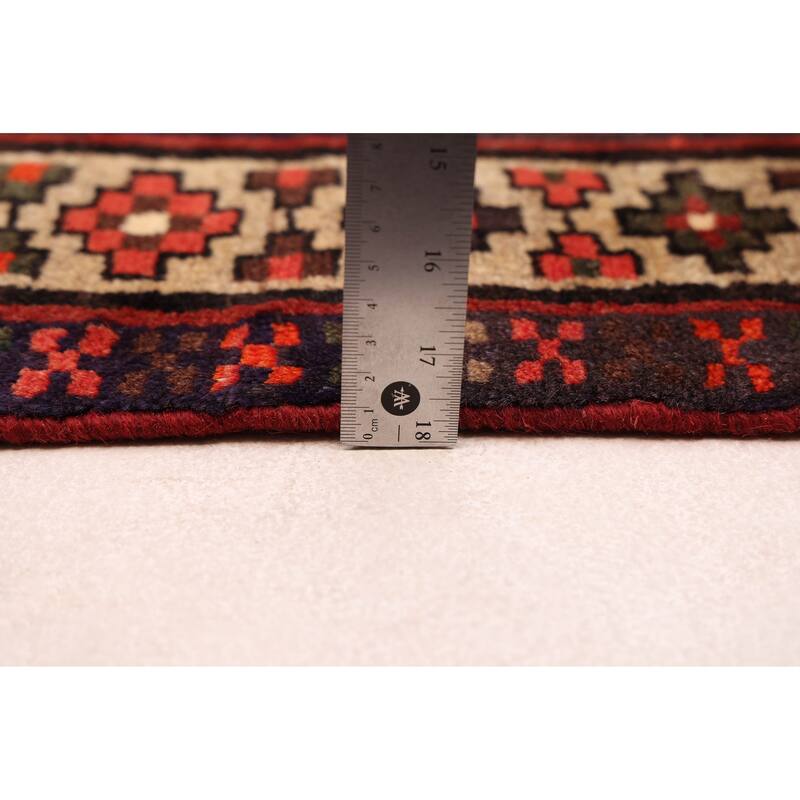 ECARPETGALLERY Hand-knotted Andelz Light Red Wool Rug - 3'3 x 4'8