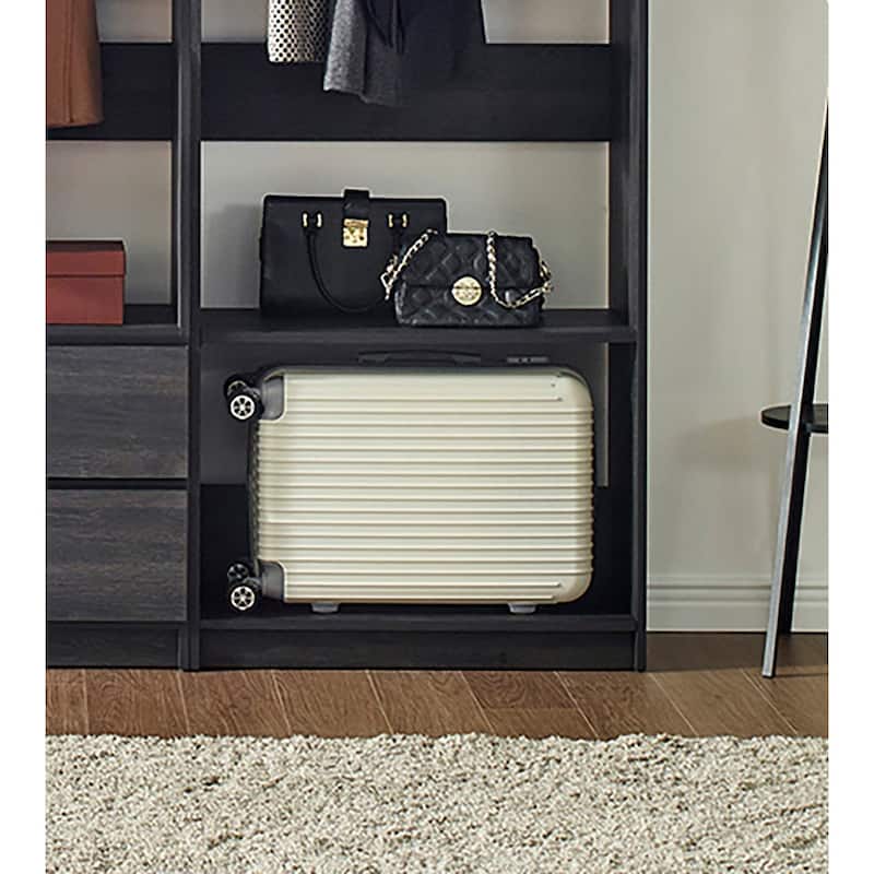 Prosper Freestanding Walk in Wood Closet System - 83" H x 94.2" W x 15.7" D