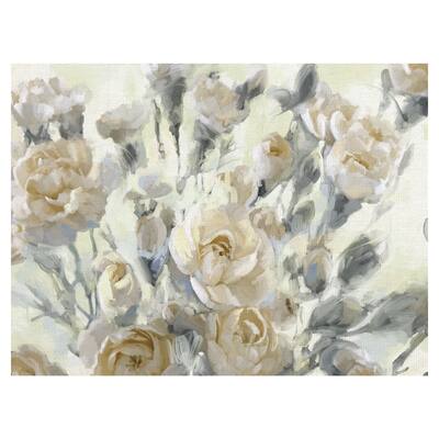 Rose Garden Golds by Studio Arts Canvas Art Print