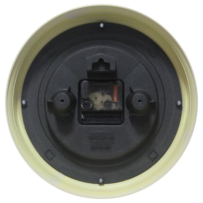 Nostalgic 9.5" Plastic Clock - 9.5 in.