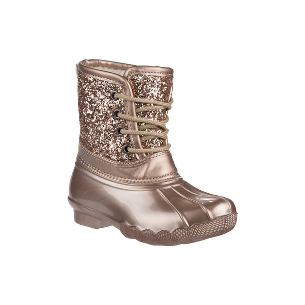 kids glitter duck boots