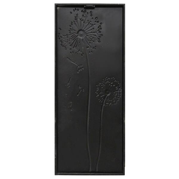 Shop Stratton Home Decor Dandelion Metal Panel Wall Decor White