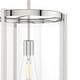 preview thumbnail 7 of 14, Hunter Astwood 1-Light Pendant - Kitchen Island, Dining Room, Entry - Art Deco, Contemporary, Clear Glass