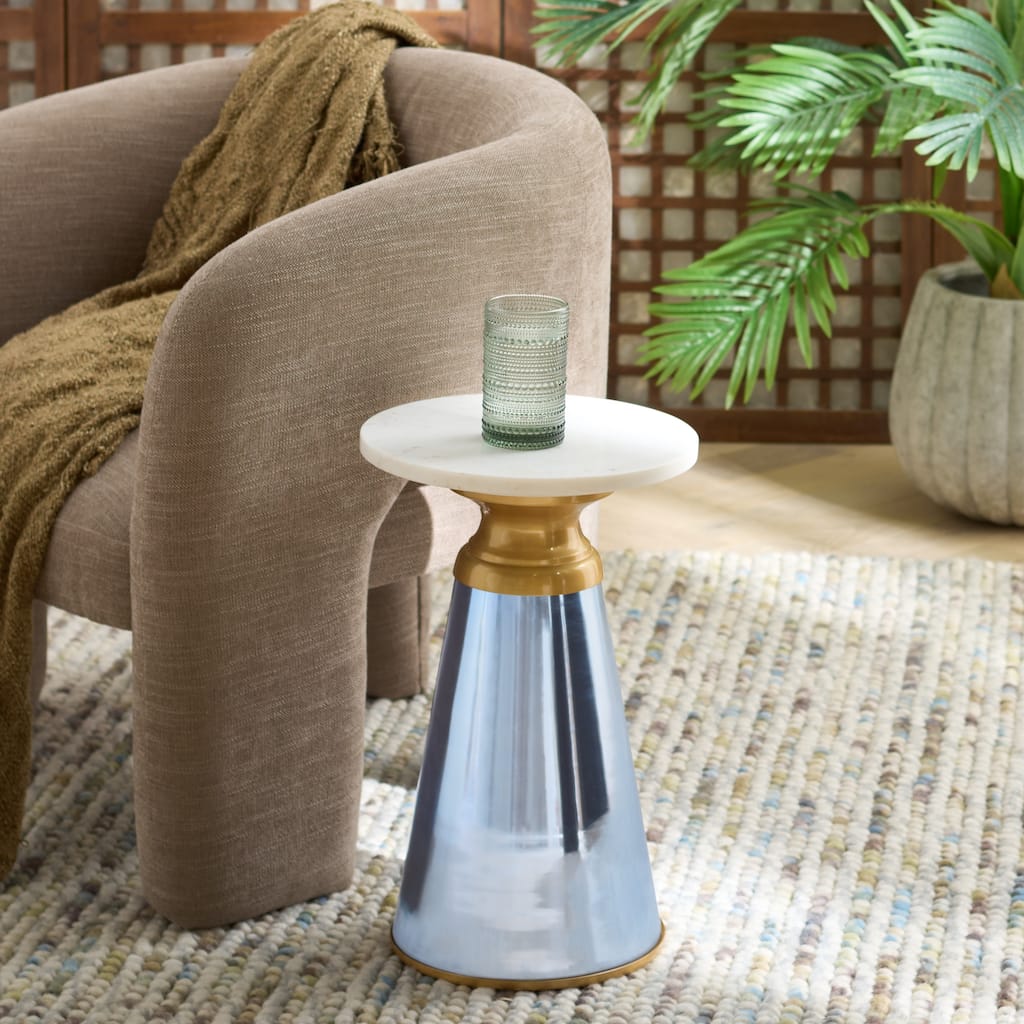 SAFAVIEH Home Guido Side Table - 12"W x 12"D x 18"H