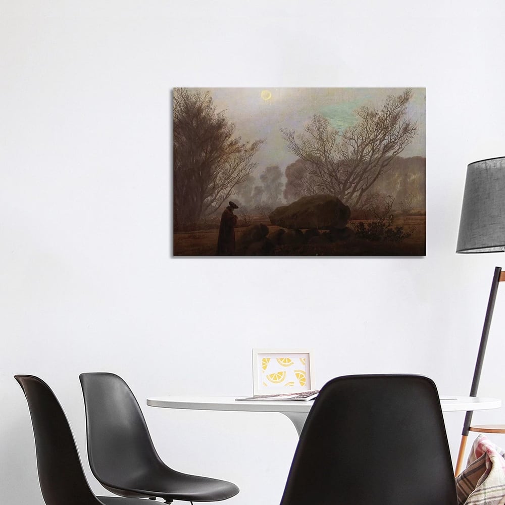 iCanvas "A Walk in the Mountains " by Caspar David Friedrich Canvas Print