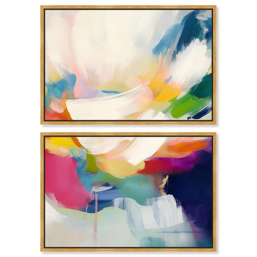 Riot of Color I Canvas Set of 2 by Art Remedy