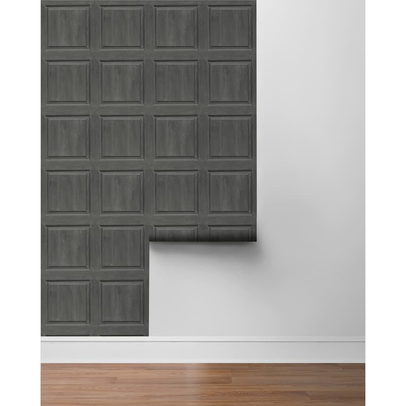 Arthouse Washed Faux Panel Peel and Stick Wallpaper
