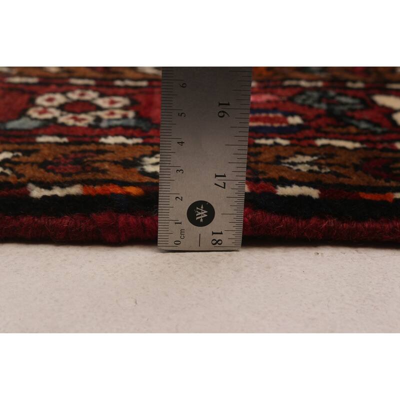 ECARPETGALLERY Hand-knotted Andelz Navy Wool Rug - 3'8 x 10'3