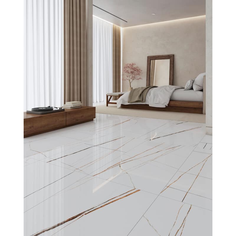 Intrinsic 24 in. x 48 in. Ishi Polished Porcelain Wall and Floor Tile
