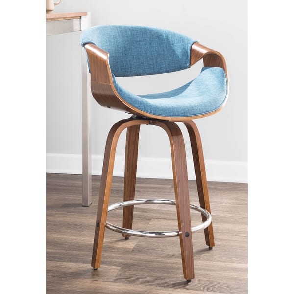 Carson Carrington Sauda Mid Century Modern Counter Stools Set Of 2 N A On Sale Overstock 25661134