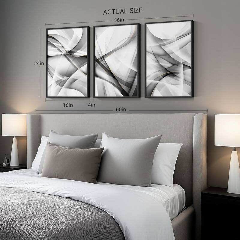 Modern Minimalist Abstract Lines Wall Art