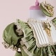 preview thumbnail 7 of 6, Special Occasion Baby Dress Set with Ruffle and Lace Guipure