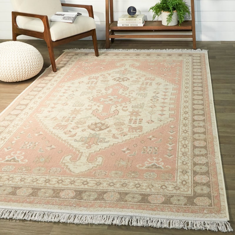 Windsor Traditional Distressed Recycled Area Rug