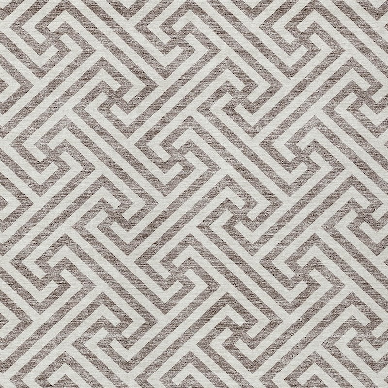 HomeRoots Geometric Transitional Rectangle Outdoor Rug