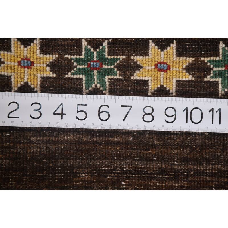 Gabbeh Kashkoli Oriental Area Rug Hand-knotted Wool Carpet - 6'5" x 8'3"