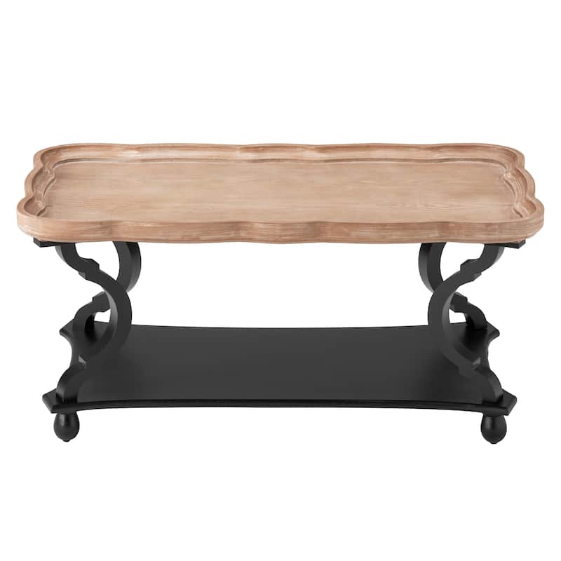 COZAYH Rustic Farmhouse Cottagecore Coffee Table