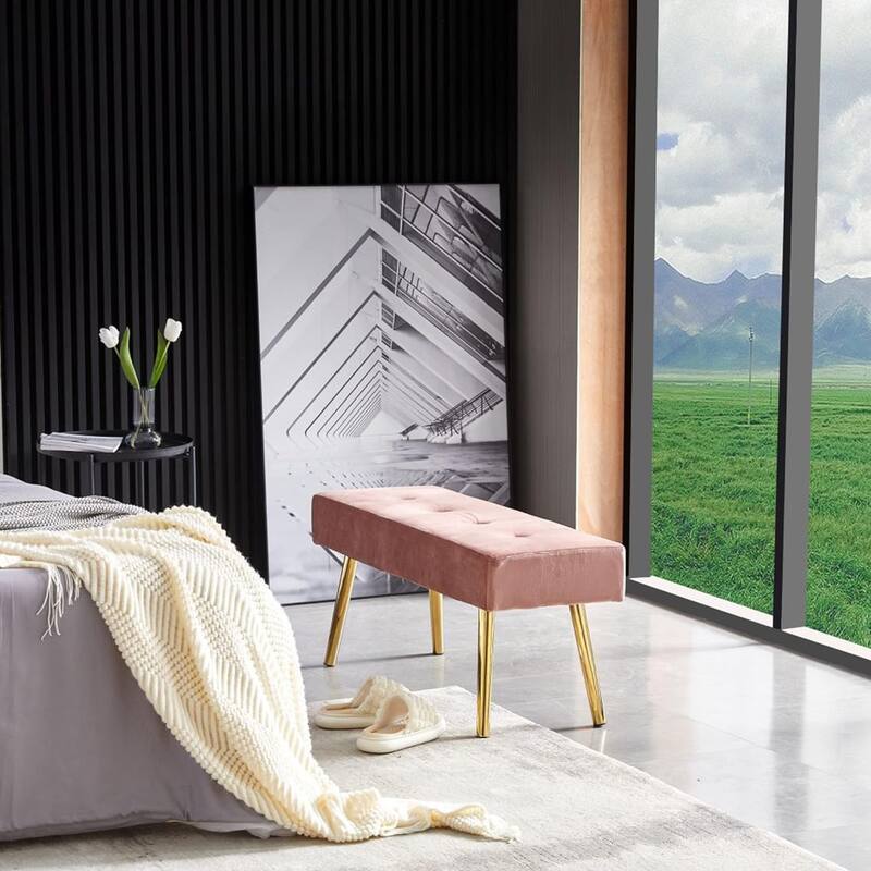 Howtai Upholstered Bench for bedroom, entryway, dining room