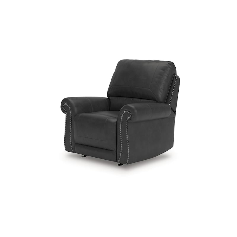 Signature Design by Ashley Shadsburne Black Swivel Glider Recliner