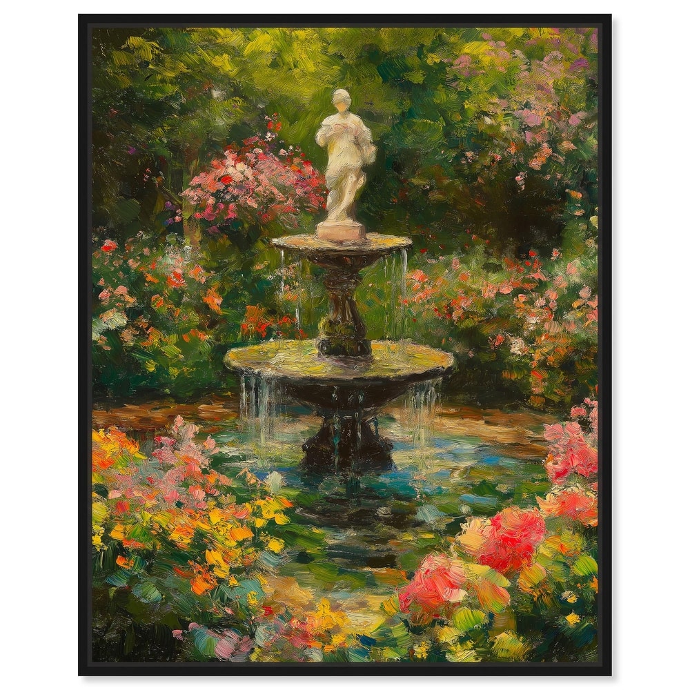 Poured Peace Canvas by Art Remedy