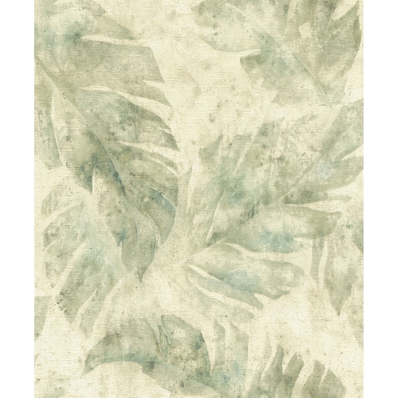 A-Street Prints Sanne Green Palm Wallpaper