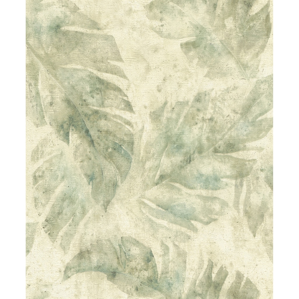 A-Street Prints Sanne Green Palm Wallpaper