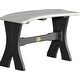 preview thumbnail 29 of 29, Poly Lumber Round Dining Table Set with 28" Benches