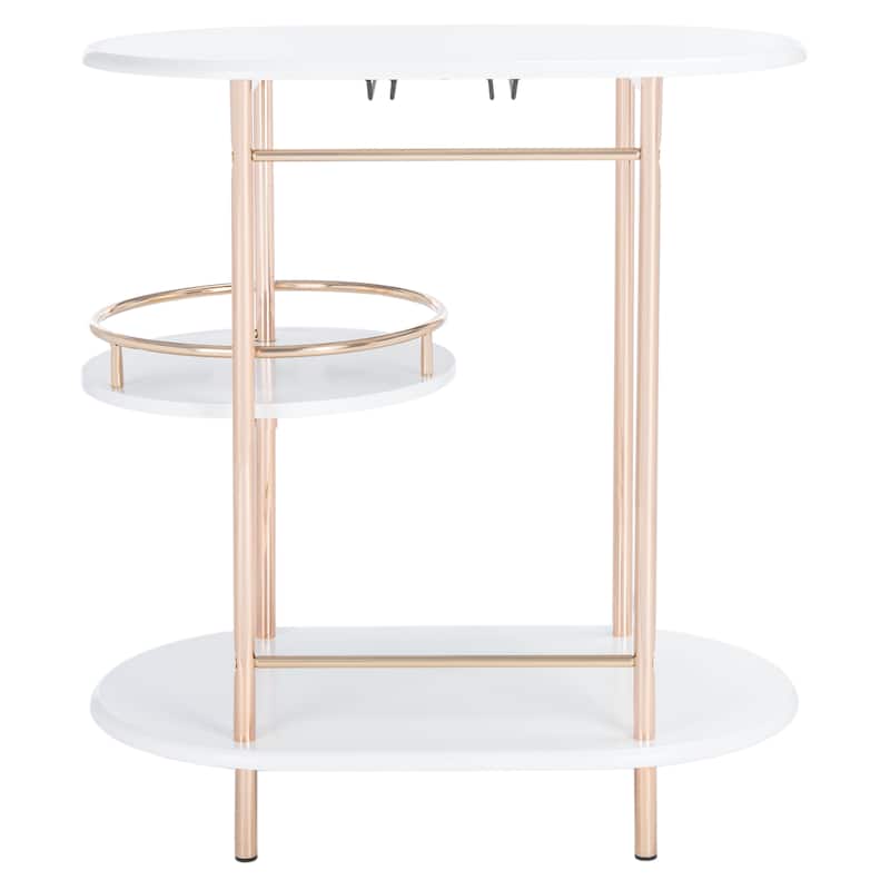 SAFAVIEH Iva 3-Tier Swivel Bar Table - 30"W x 18"D x 33"H