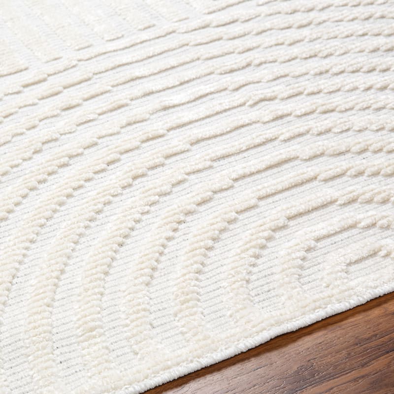 Livabliss Lyna Mod Stripe Machine Washable Area Rug