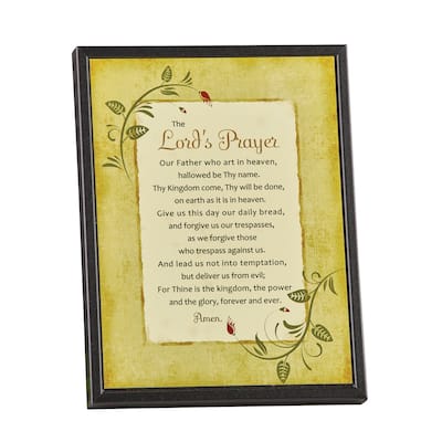 Dexsa Lord's Prayer Wood Frame Plaque
