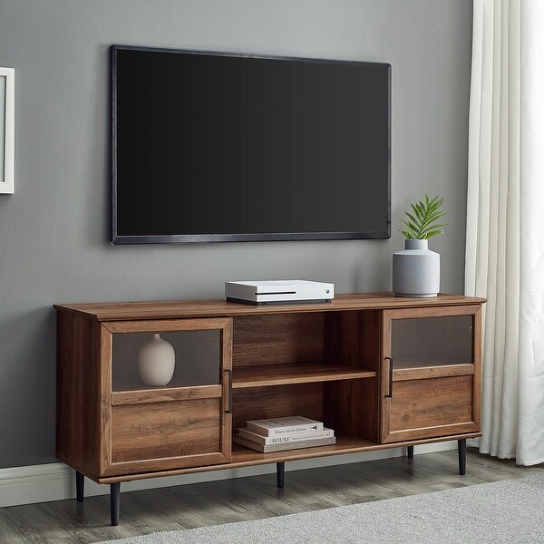 Carson Carrington Jularbo 2-door Split Panel TV Console. Opens flyout.
